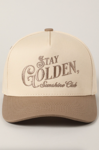 FASHION CITY STAY GOLDEN HAT