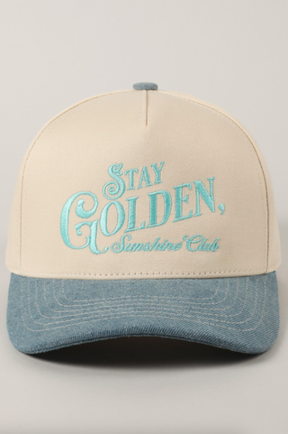 FASHION CITY STAY GOLDEN HAT
