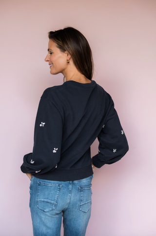 FLOREZ CRYSTAL SLV SWEATSHIRT