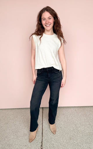 FLYING MONKEY BLACK SLIM WIDE LEG