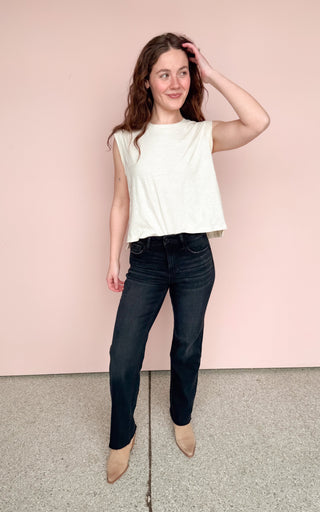 FLYING MONKEY BLACK SLIM WIDE LEG