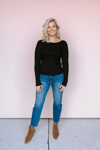 GENTLE FAWN BLACK INGRID TOP