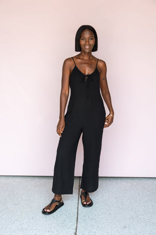 GENTLE FAWN BLACK MATILDA JUMPSUIT