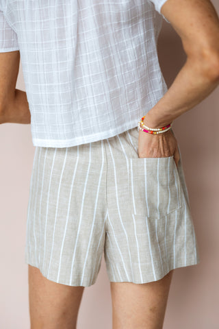 GENTLE FAWN LINEN AMALFI SHORTS