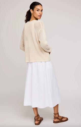 GENTLE FAWN LINEN TOLEDO CARDIGAN