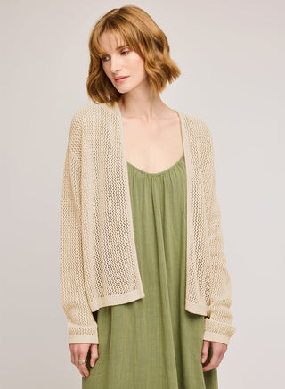 GENTLE FAWN LINEN TOLEDO CARDIGAN