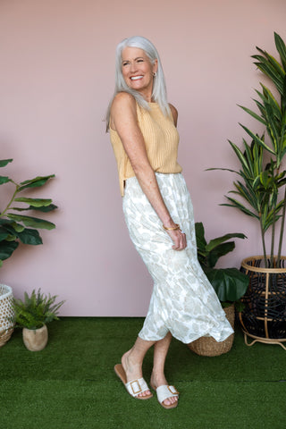 GENTLE FAWN MATCHA ELAINE SKIRT