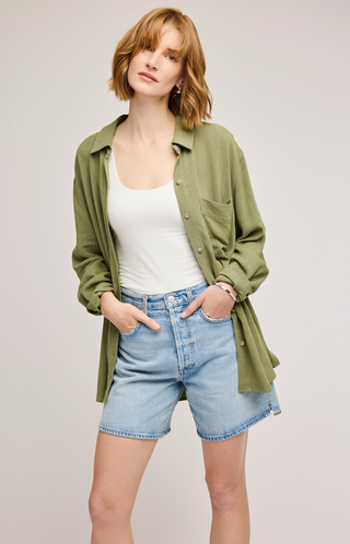 GENTLE FAWN MATCHA PORTIA TOP