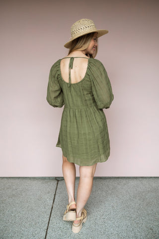 GENTLE FAWN MATCHA TALLULAH DRESS
