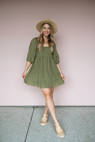 GENTLE FAWN MATCHA TALLULAH DRESS