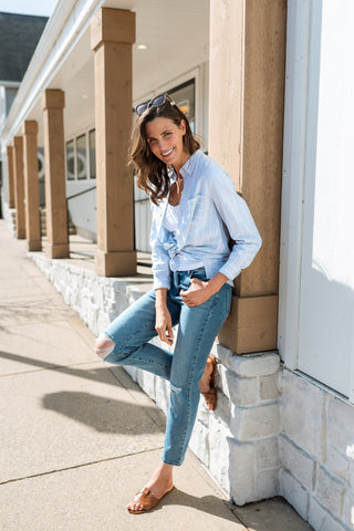 GENTLE FAWN SKY PORTIA TOP