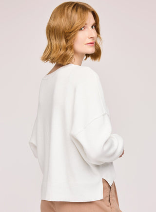 GENTLE FAWN WHITE ECHO SWEATER