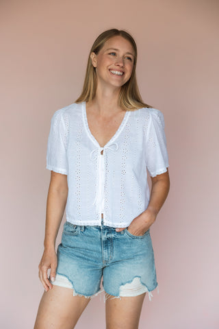 GENTLE FAWN WHITE JESSA TOP
