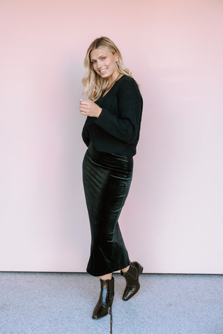 GENTLE FAWN WINTERGREEN MARCIE SWEATER