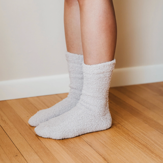 GIFTEN MARKET IVORY COZY CLOUD SOCKS