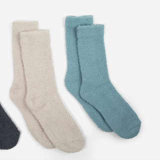 GIFTEN MARKET STONE BLUE COZY CLOUD SOCKS