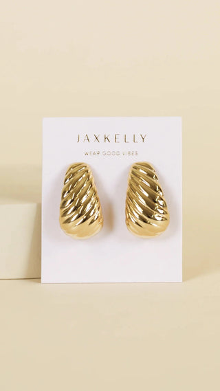 JAX KELLY BOLD SWIRL EARRINGS