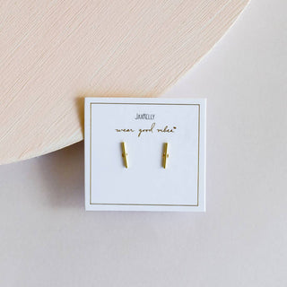 JAX KELLY MINIMALIST BAR EARRING