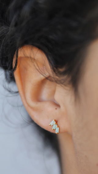 JAX KELLY OFFSET TRIO EARRINGS