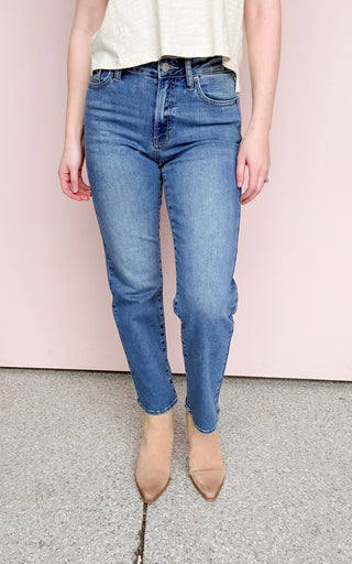 JBD BEA MID RISE STRAIGHT LEG