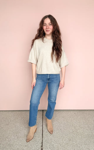 JBD BEA MID RISE STRAIGHT LEG