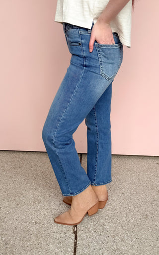 JBD BEA MID RISE STRAIGHT LEG