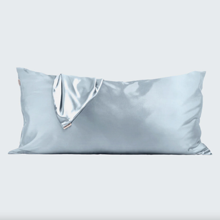 KITSCH BLUE KING SATIN PILLOWCASE