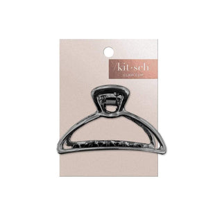 KITSCH HEMATITE OPEN CLAW CLIP