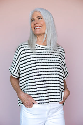 KLD. SIGNATURE BLACK SHELBY TOP