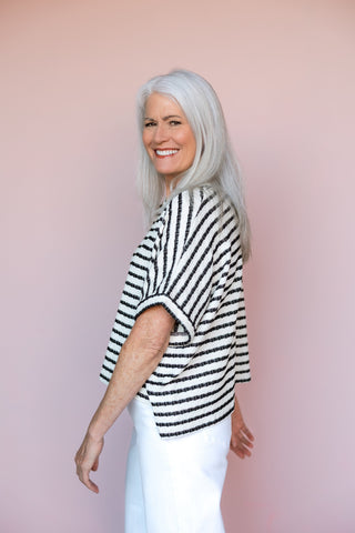 KLD. SIGNATURE BLACK SHELBY TOP