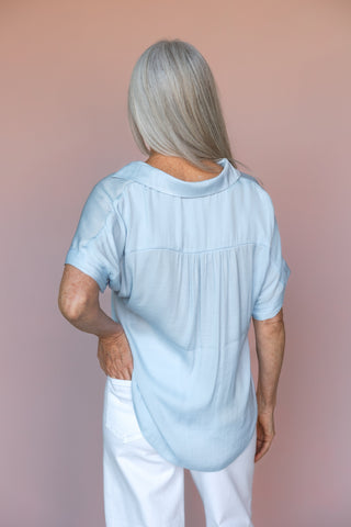KLD. SIGNATURE BLUE SOPHIE BLOUSE