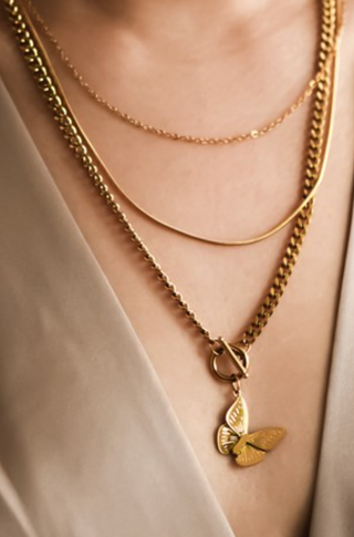 LEE & BIRCH BUTTERFLY EFFECT NECKLACE