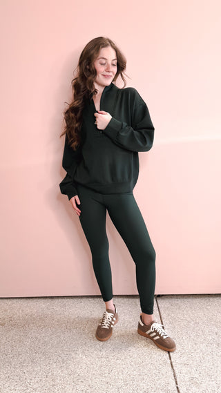 LEE&BIRCH GREEN ALLIE PULLOVER