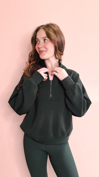 LEE&BIRCH GREEN ALLIE PULLOVER