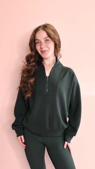 LEE&BIRCH GREEN ALLIE PULLOVER