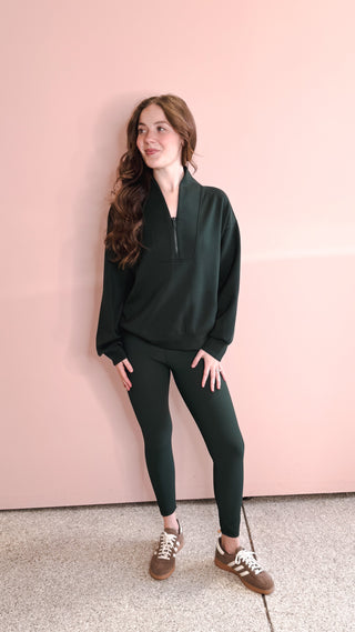 LEE&BIRCH GREEN ALLIE PULLOVER