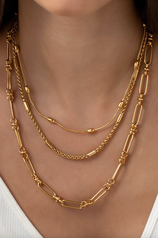 LEE & BIRCH RIVIERA LAYERS NECKLACE