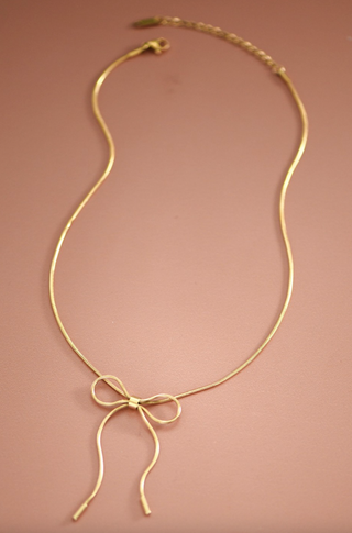 LEE & BIRCH TIED WITH LOVE NECKLACE