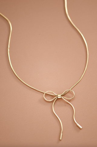 LEE & BIRCH TIED WITH LOVE NECKLACE