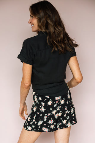 LOLA RIVER BLACK STELLA BLOUSE
