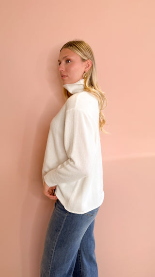 Look By M SLOUCH TURTLENECK SWEATER