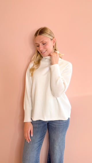 Look By M SLOUCH TURTLENECK SWEATER