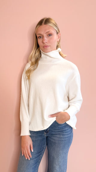 Look By M SLOUCH TURTLENECK SWEATER
