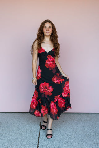 LOST + WANDER SCARLET MELODY DRESS