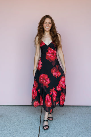 LOST + WANDER SCARLET MELODY DRESS