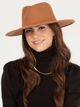 LUCCA COUTURE ARIEL DK TAN FELT RANCHER