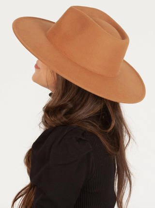 LUCCA COUTURE ARIEL DK TAN FELT RANCHER