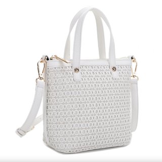 MALI + LILI WHITE MIA XBODY TOTE