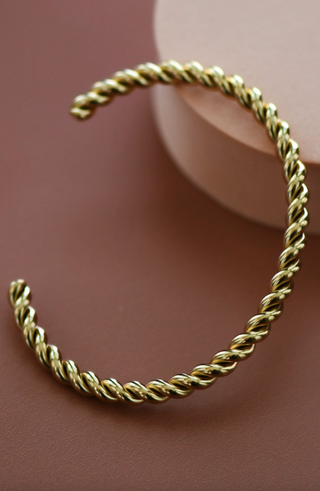 MIA ACCESSORIES GOLD ROPE CUFF