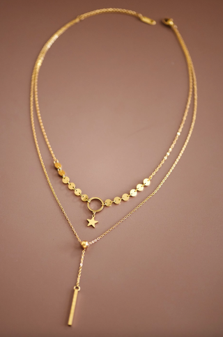 MIA ACCESSORIES GOLDEN ORBIT NECKLACE